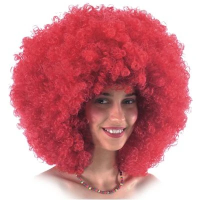 CARNEVALE Parrucca Ricciolona Rossa 3 CARNEVALE Parrucca Ricciolona Rossa