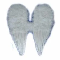 CARNEVALE Ali Angelo In Piuma Bianche CM 60