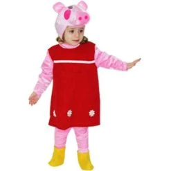 CARNEVALE Costume Piccola Pig 2/3 Anni