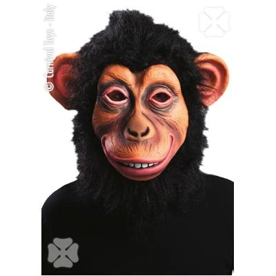 CARNEVALE MASCHERA SCIMMIA IN LATTICE C/PELO C/CAV. 3 CARNEVALE MASCHERA SCIMMIA IN LATTICE C/PELO C/CAV.