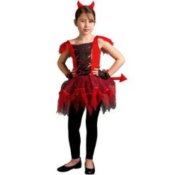 Jouet Club Costume Diavoletta Rossa 8/10 Anni