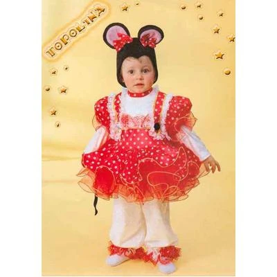 CARNEVALE Costume Topolina Baby Tg. 1/2 Anni 3 CARNEVALE Costume Topolina Baby Tg. 1/2 Anni