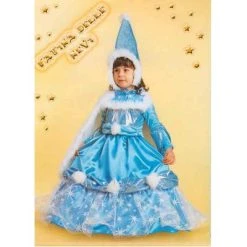 CARNEVALE Costume Fatina Delle Nevi Baby Tg. 1/2 Anni