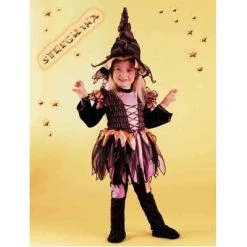 CARNEVALE Costume Streghina 2/3 Anni