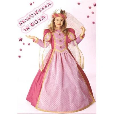 CARNEVALE Costume Principessa In Rosa Tg. 7/8 Anni 3 CARNEVALE Costume Principessa In Rosa Tg. 7/8 Anni