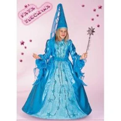 CARNEVALE Costume Fata Turchina Tg. 3/4