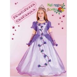 CARNEVALE Costume Principessa Campanula Tg. 3/4 Anni