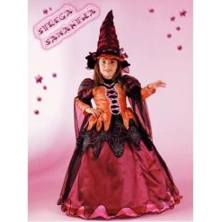 CARNEVALE Costume Strega Samantha 5/6 Anni