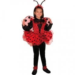 FANCY MAGIC Coccinella Costume 7/8 Anni