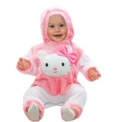 CARNEVALE Costume Dolce Kitty Neonato 9/12 Mesi