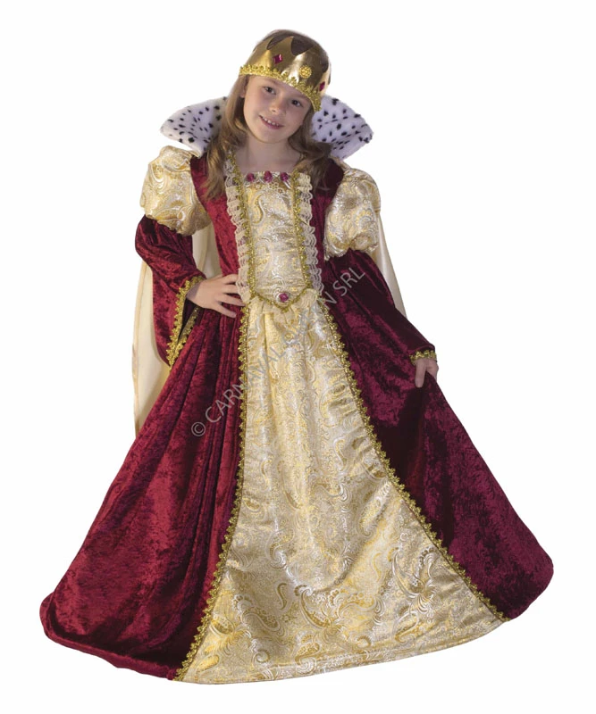 FANCY MAGIC Queen Isabel Costume 9/10 Anni 3 FANCY MAGIC Queen Isabel Costume 9/10 Anni