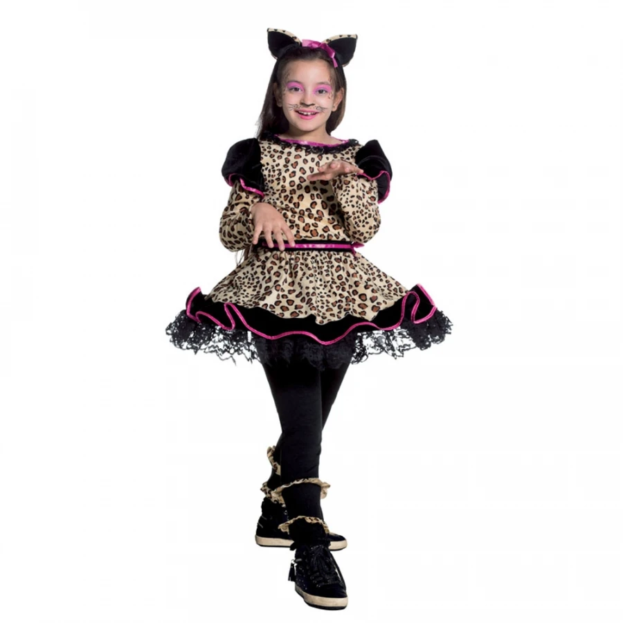 FANCY MAGIC Leoparda Costume 7/8 Anni 3 FANCY MAGIC Leoparda Costume 7/8 Anni
