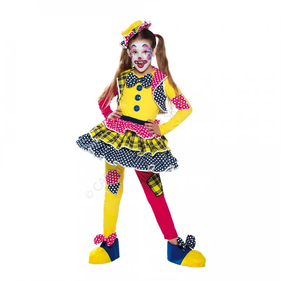 FANCY MAGIC Miss Clown Costume 3 FANCY MAGIC Miss Clown Costume