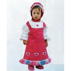 CARNEVALE Costume Piccola Cuoricina Tg. 3/4 Anni