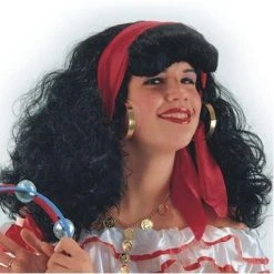 IMPORT Parrucca Zingara Gitana Con Foulard