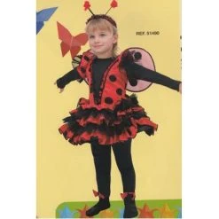 CARNEVALE Costume Baby Coccinella 2/3 Anni