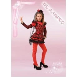 CARNEVALE Costume Miss Flamenco Tg. 9/10 Anni