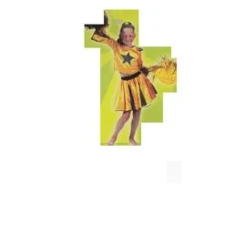 CARNEVALE Costume Ragazza Pon Pon 8/9 Anni