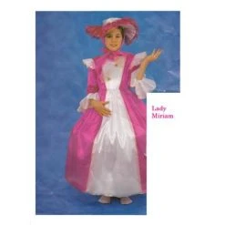 CARNEVALE Costume Lady Miriam 6/8 Anni
