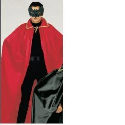 CARNEVALE Mantello Rosso Bambino (9 - 12 Anni)