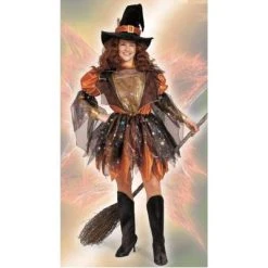 CARNEVALE Costume Strega Glamour 7/9 Anni