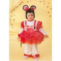 CARNEVALE Costume Topolina Baby 6/12 Mesi